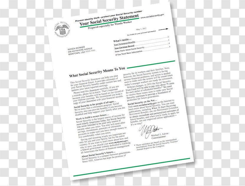 Social Security Administration Line Brand Brochure - Text - Thesis Statement Transparent PNG