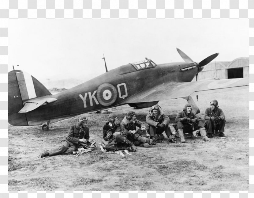 Hawker Hurricane Second World War Airplane Eleusis No. 80 Squadron RAF - Fighter Aircraft Transparent PNG