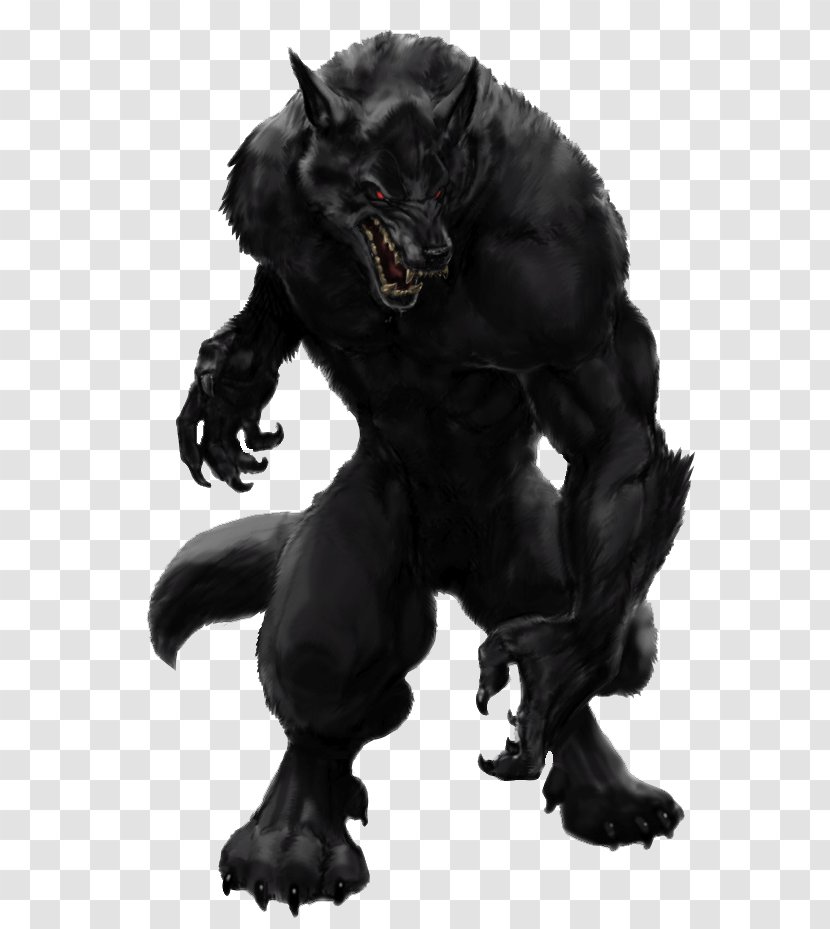 Werewolf: The Apocalypse Gray Wolf Monster - Great Ape - Werewolf Transparent PNG