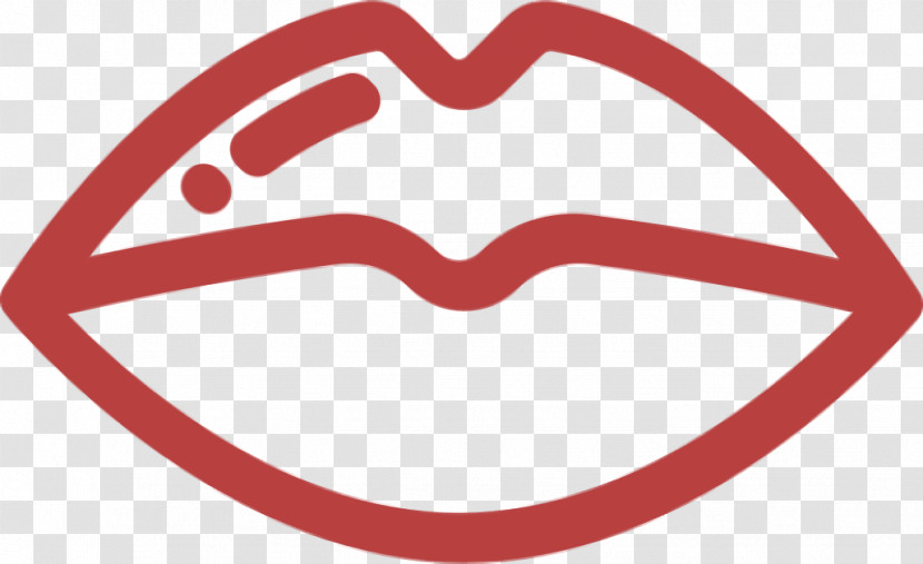 Woman Lips Icon Kiss Icon Human Body Outline Icon Transparent PNG