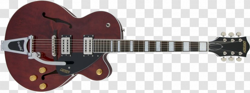 Gretsch G5420T Streamliner Electric Guitar Bigsby Vibrato Tailpiece Semi-acoustic Archtop Transparent PNG
