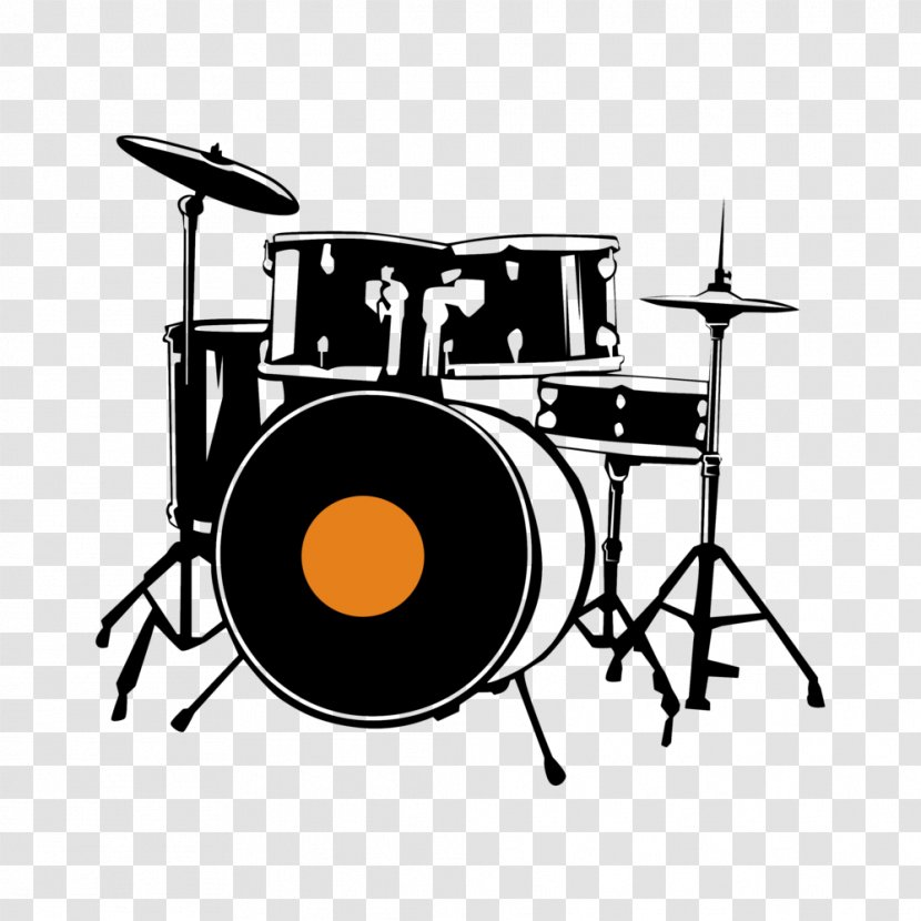 Bass Drums Timbales Tom-Toms Drumhead - Flower Transparent PNG