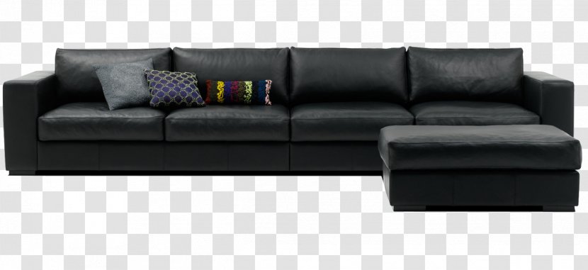 Sofa Bed Black Couch - Set Of Elegant Transparent PNG
