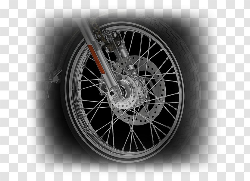 Alloy Wheel Harley-Davidson Tire Motorcycle Spoke - Whitewall Transparent PNG