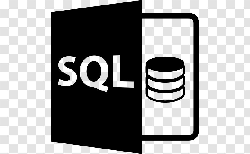 Microsoft SQL Server Database Document File Format - Sql - Monochrome Transparent PNG