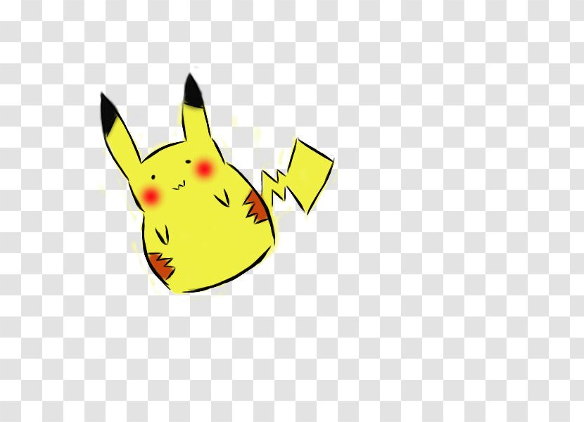 Clip Art Illustration Product Line Technology - Yellow - Pikachu Crying Bye Transparent PNG