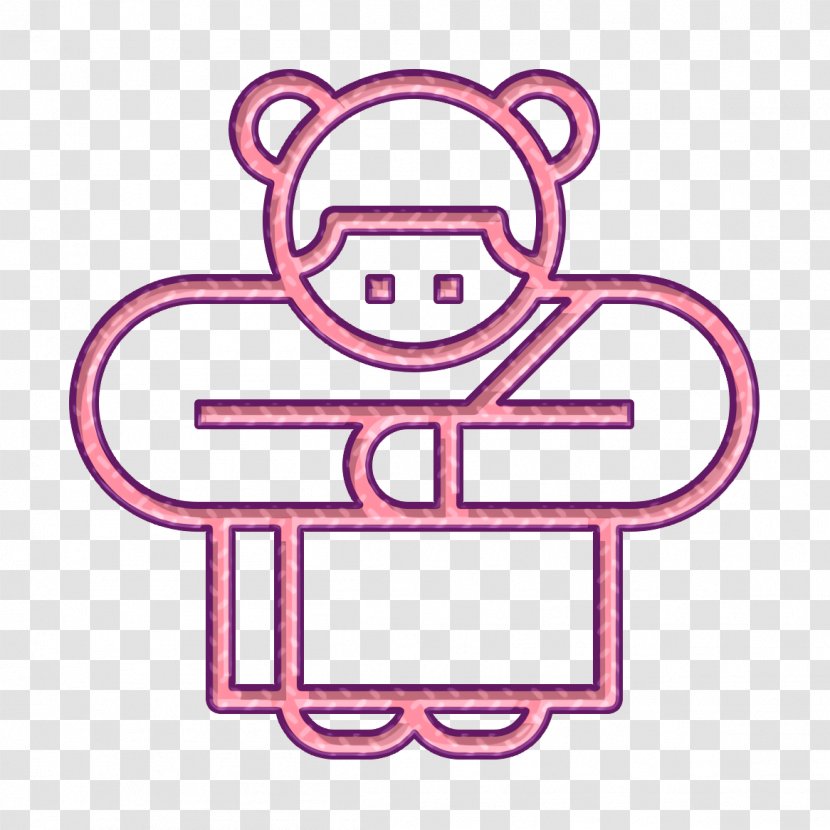 Chinese Icon Girl New - Line Art - Symbol Sticker Transparent PNG