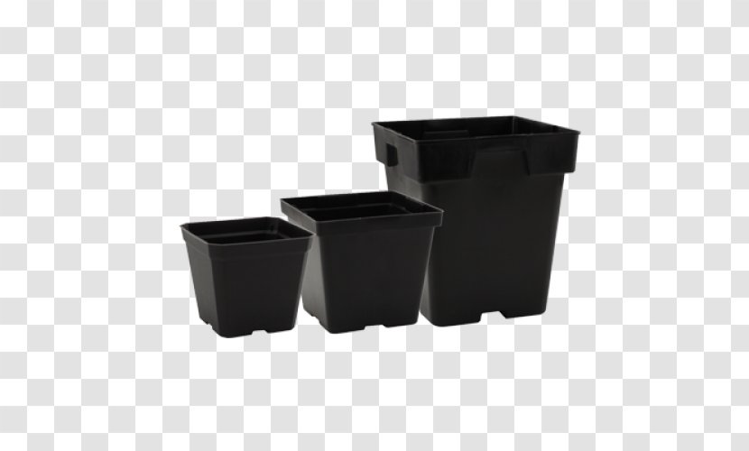 Flowerpot Plastic Polypropylene Gallon - Pots Transparent PNG