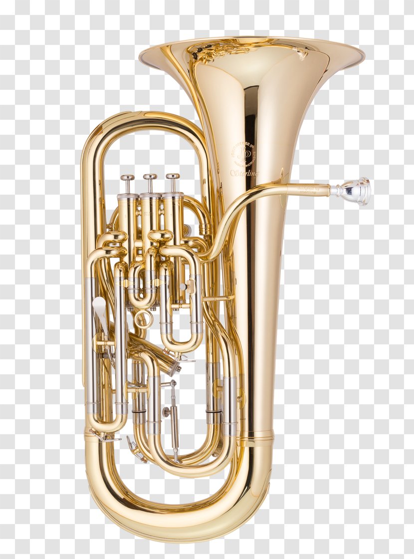 Euphonium Tuba Brass Instruments Musical Besson - Cartoon Transparent PNG