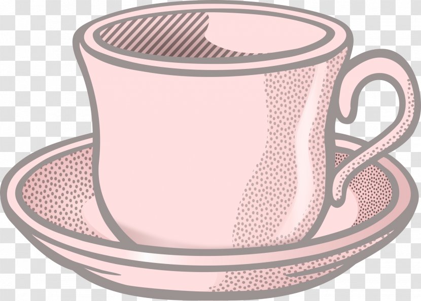 Teacup Saucer Clip Art - Kettle - Pink Tea Transparent PNG