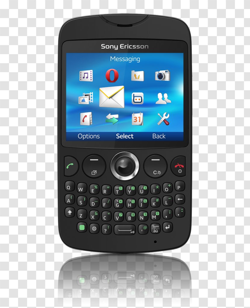 Unlocked Sony Ericsson TXT Ck13i 3.15 MP Wi-Fi QWERTY Keyboard Cell W380 Txt - Portable Communications Device - BlackUnlockedGSM MobileSony Phones Transparent PNG