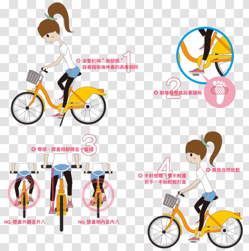 Bicycle Wheels Frames Cycling Hybrid - Vehicle - Arch Cartoon Transparent PNG