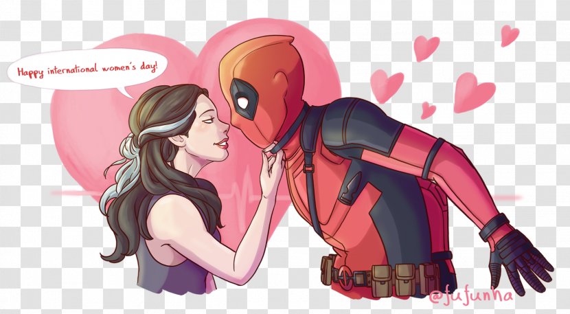 Deadpool Copycat Drawing International Women's Day Art - Frame - Women Transparent PNG