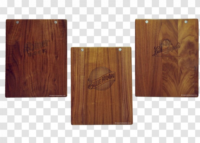 Hardwood Panel Painting Menu Bar - Laser Engraving - Wooden Board Transparent PNG