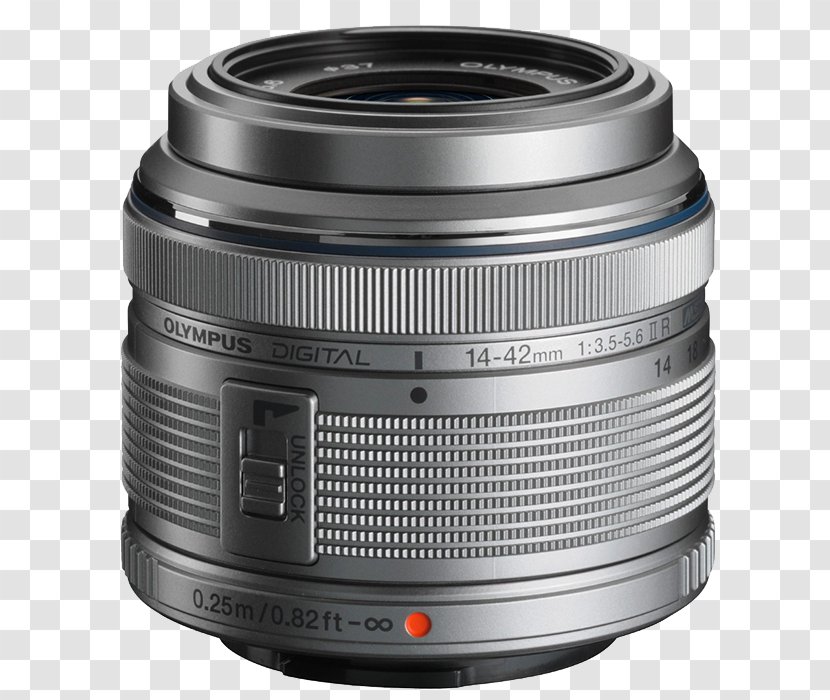 Olympus OM-D E-M5 Mark II E-M10 M.Zuiko Digital ED 14-42mm F/3.5-5.6 Micro Four Thirds System - Camera Lens Transparent PNG