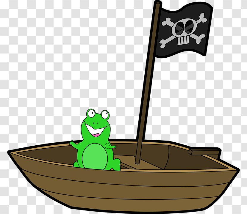 Sailboat Motor Boats Clip Art - Frog - Boat Transparent PNG