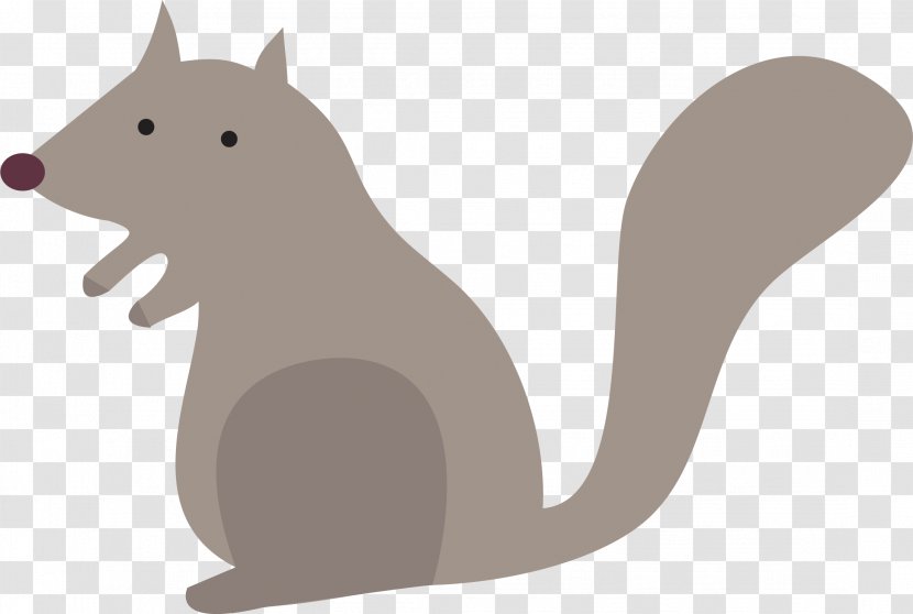 Mouse Rat Cartoon - Dog Like Mammal - Vector Transparent PNG