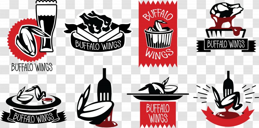 Buffalo Wing Barbecue Logo Hot Chicken Barbacoa - BBQ Grilled Meat Platter Transparent PNG