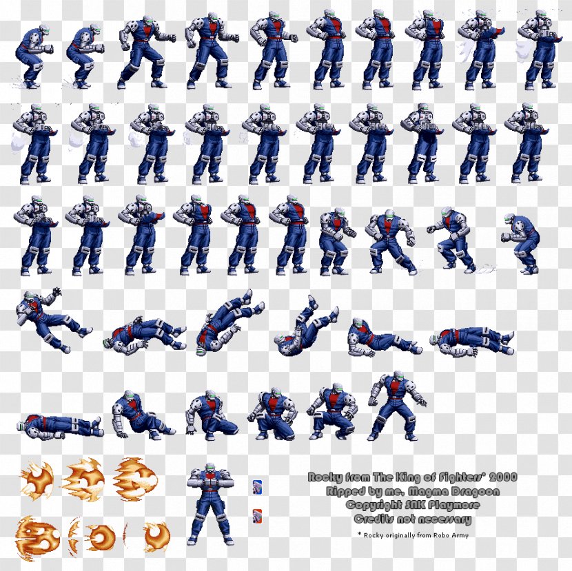 Point Recreation Font - King Of Fighters 2000 Transparent PNG