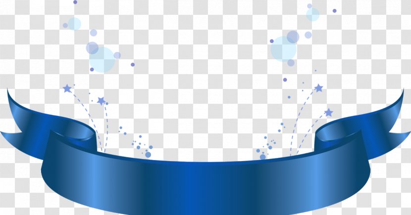 Water Blue Ribbon Transparent PNG