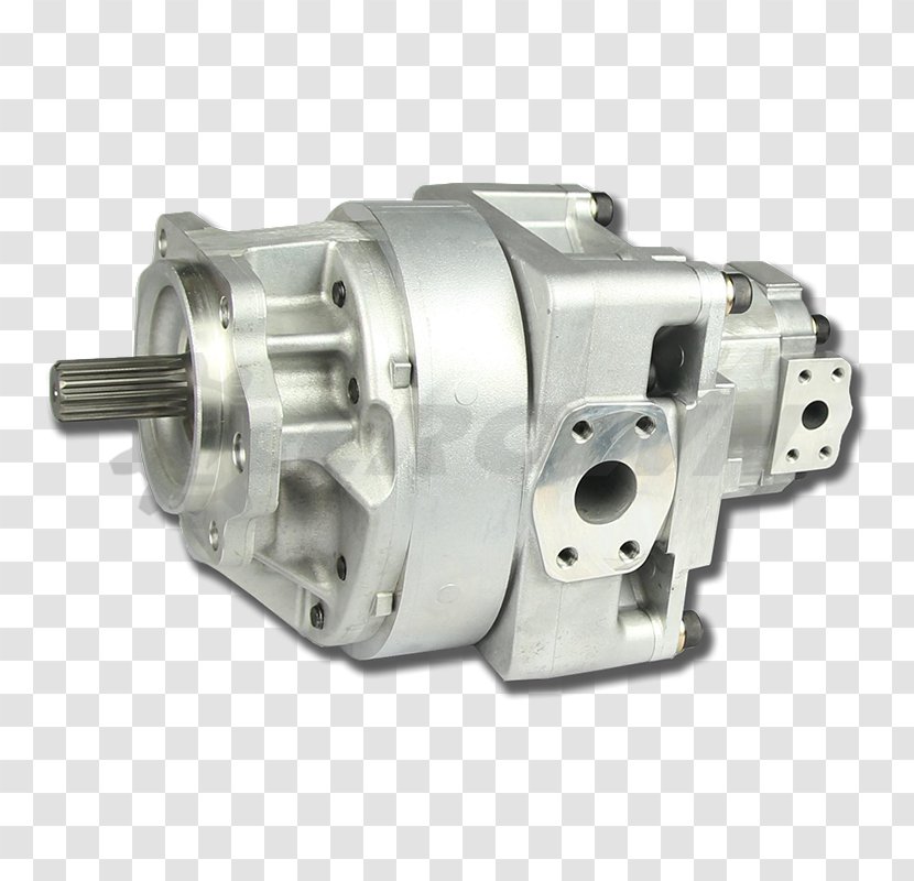 Heavy Machinery Gear Pump Hydraulic - Spare Part Transparent PNG