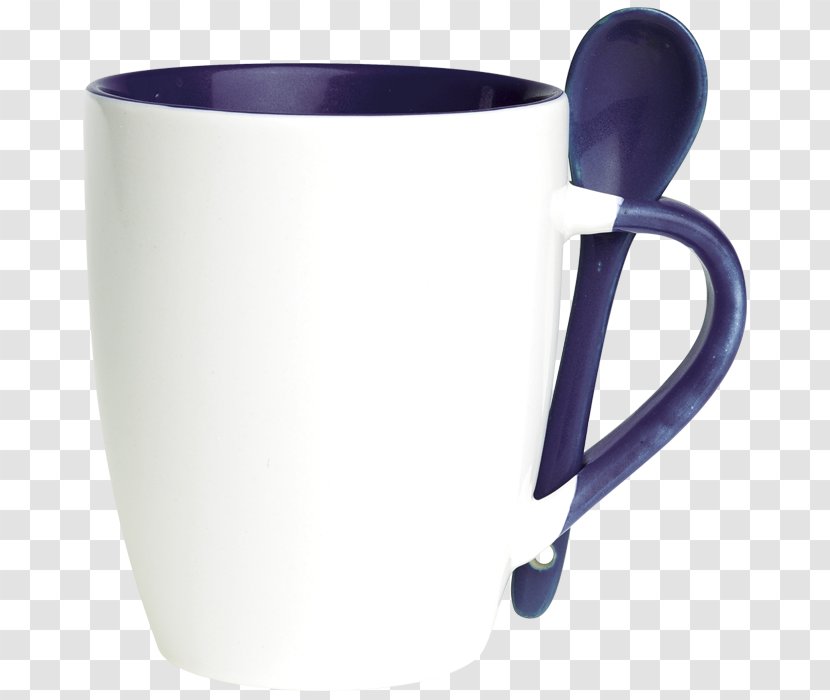 Mug Tableware Ceramic Spoon Cutlery - Contrast Box Transparent PNG