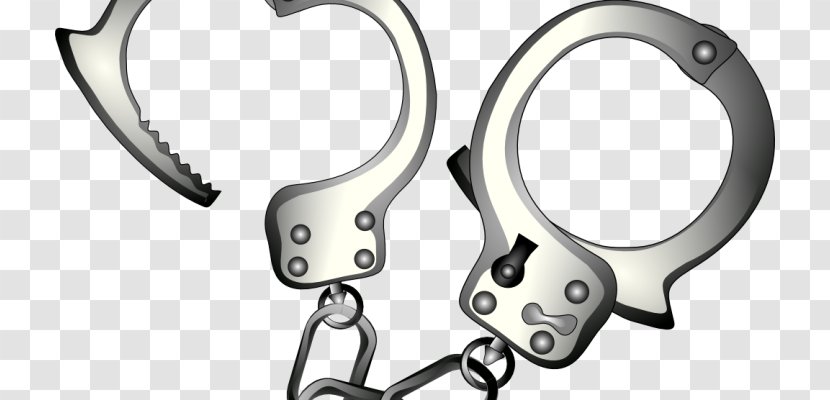 Handcuffs Arrest Crime Clip Art - Police Transparent PNG