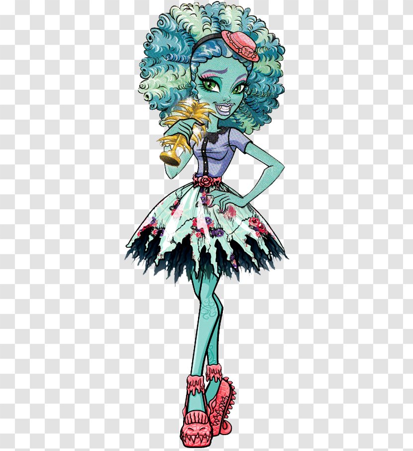 Honey Island Swamp Monster High Doll Toy - Heart Transparent PNG