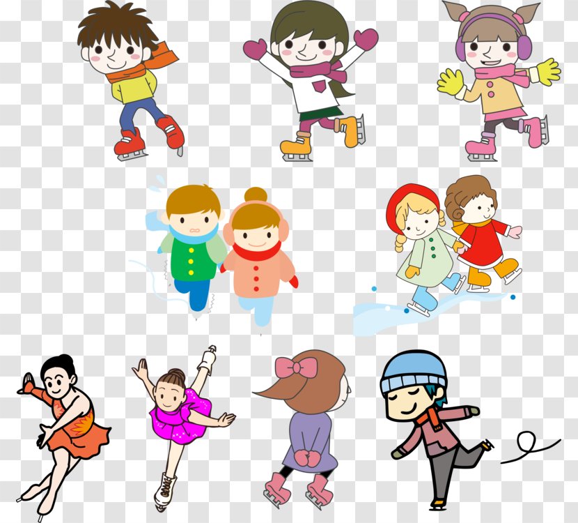 Clip Art Olympic Games Rio 2016 Winter Sports Ice Skating - Skates Transparent PNG