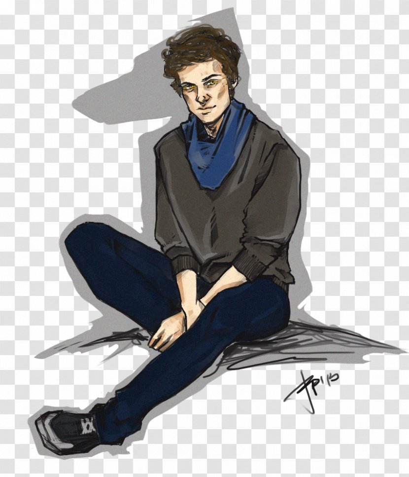 Stiles Stilinski DeviantArt Pandora - Sitting - Daniel Sharman Transparent PNG