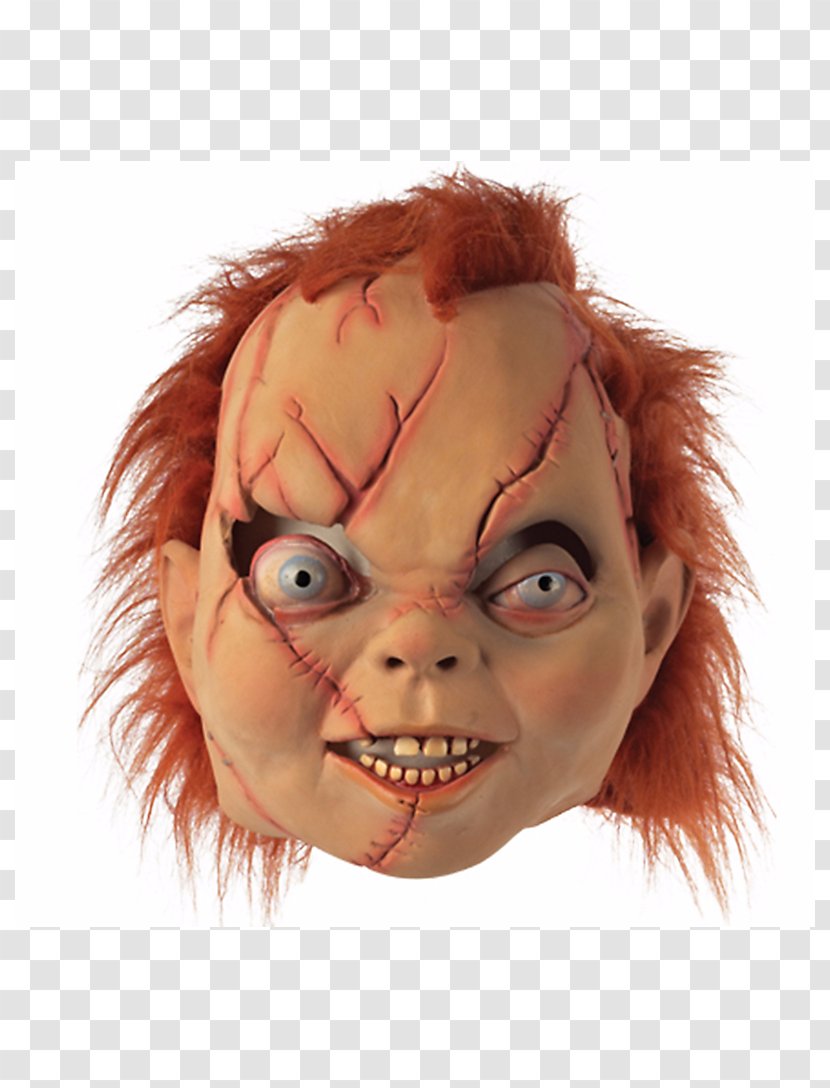 Bride Of Chucky Tiffany Child's Play Mask - Seed - Scary Clown Transparent PNG