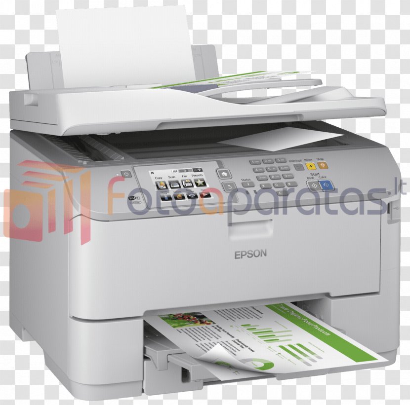 Multi-function Printer Epson WorkForce Pro WF-5690 WF-5620 Inkjet Printing - Windows Fax And Scan Transparent PNG