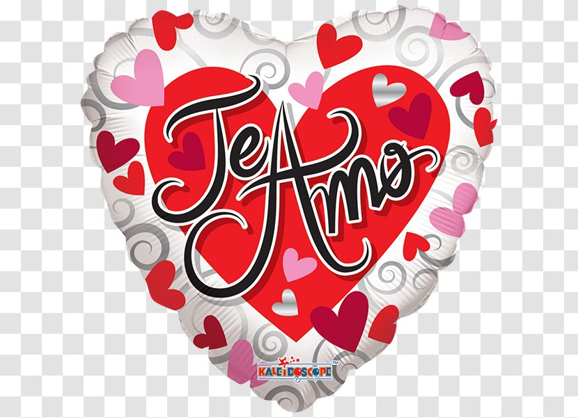 Toy Balloon Love Frutasweet Valentine's Day Birthday - Gas - Te Quiero Cerquita Transparent PNG