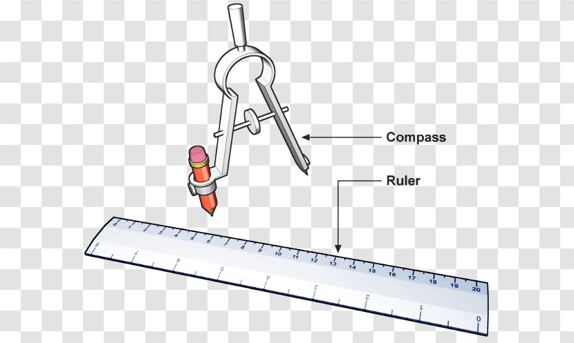 Compass-and-straightedge Construction Geometry Ruler - Compass Transparent PNG