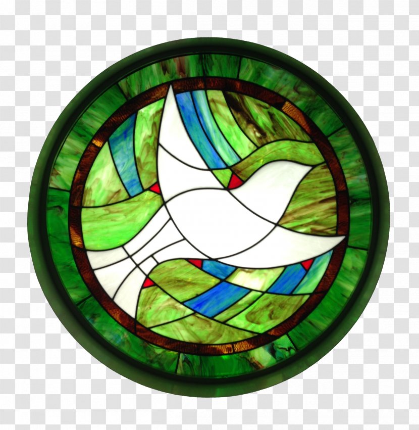 Stained Glass Material Circle - Window Transparent PNG