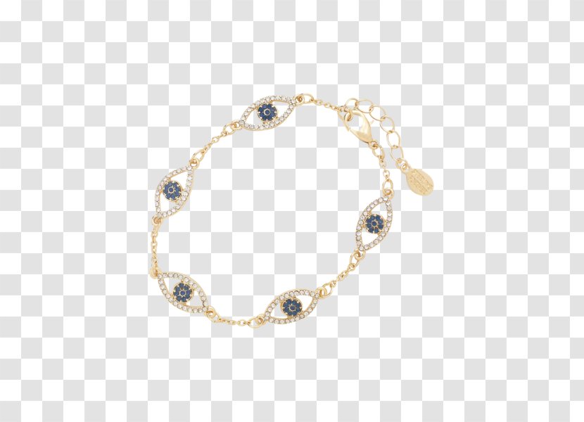 Bracelet Jewellery Necklace Gemstone Gold - Jewelry Design - Evil Eye Transparent PNG