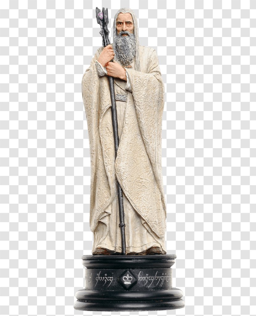 Saruman The Lord Of Rings Chess King Character - Monument Transparent PNG