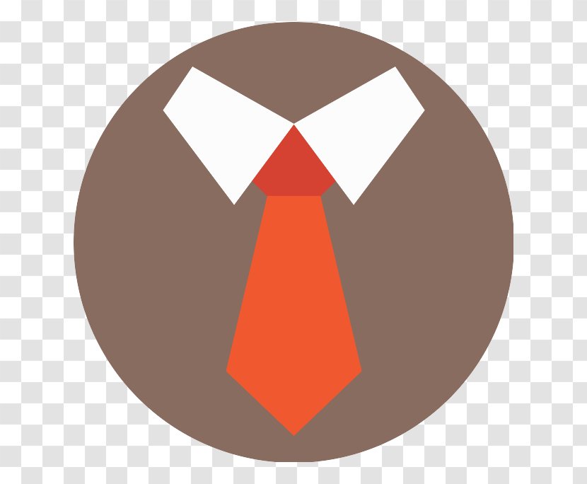 Necktie Logo Clothing Icon - Orange - Tie Transparent PNG