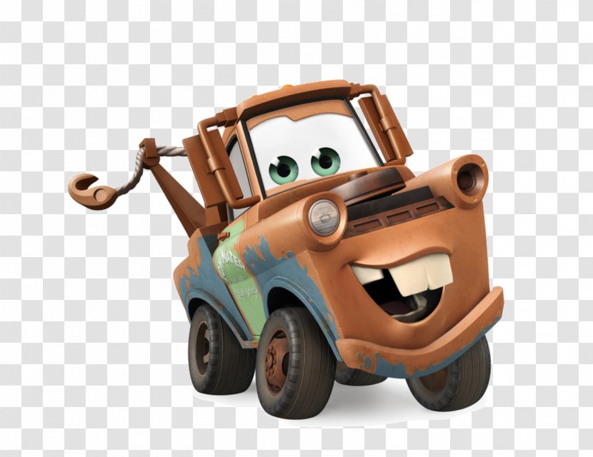 Disney Infinity Cars Mater Lightning McQueen Character Transparent PNG