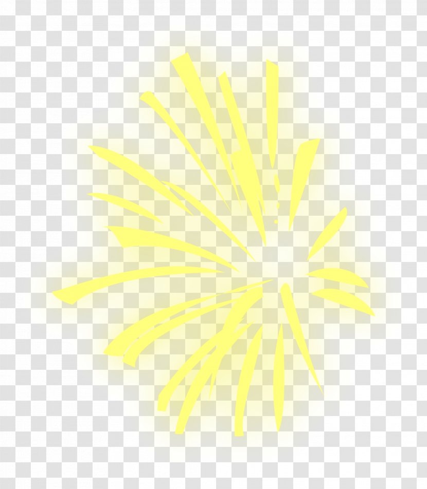 Twinkling Twinkle, Little Star - Yellow Fresh Fireworks Transparent PNG