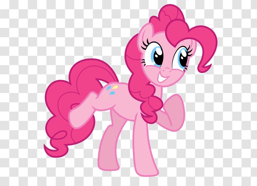 Pinkie Pie Rarity Rainbow Dash Pony Twilight Sparkle - Heart - My Little Transparent PNG