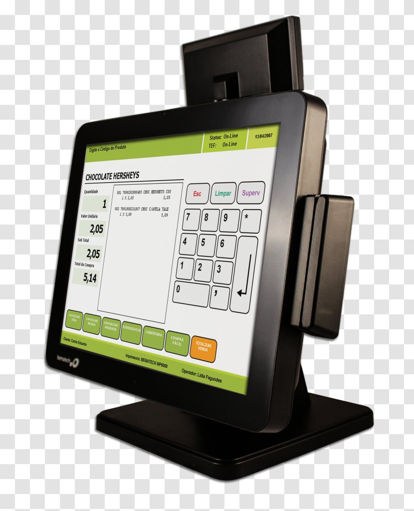 Point Of Sale Touchscreen Computer Terminal Monitors All-in-One - Hardware - Flat Display Mounting Interface Transparent PNG