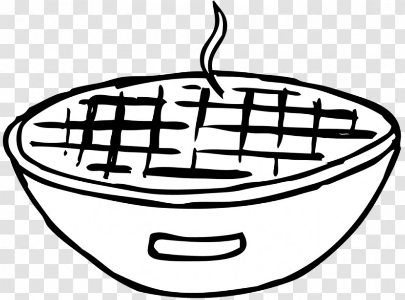 Clip Art Black & White - M - Line Basket Transparent PNG