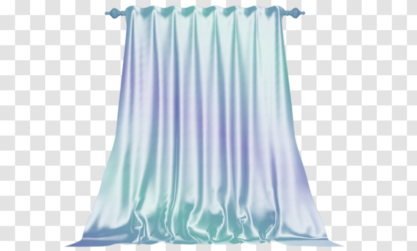 Curtain Blue Clip Art - Aqua Transparent PNG