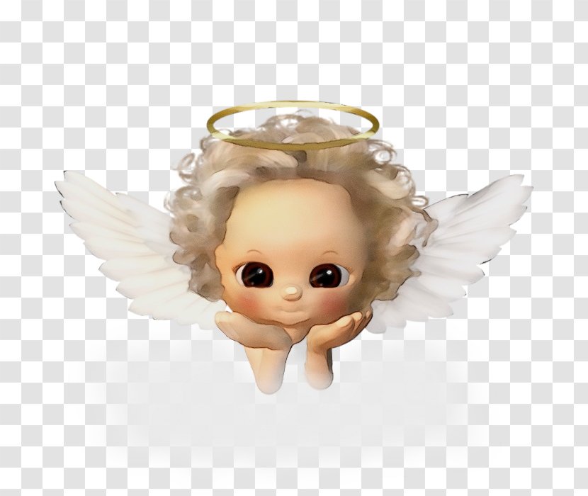 Angel Cartoon - Shoulder - Smile Doll Transparent PNG