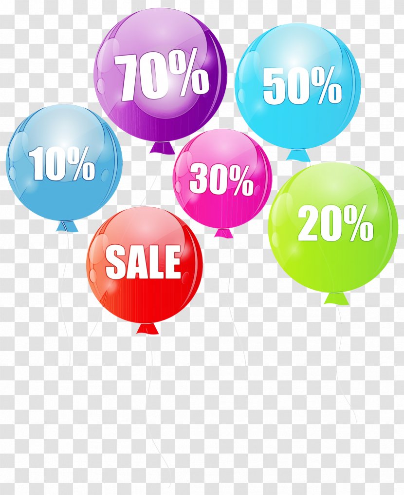 Sticker Balloon - Wholesale - Magenta Logo Transparent PNG