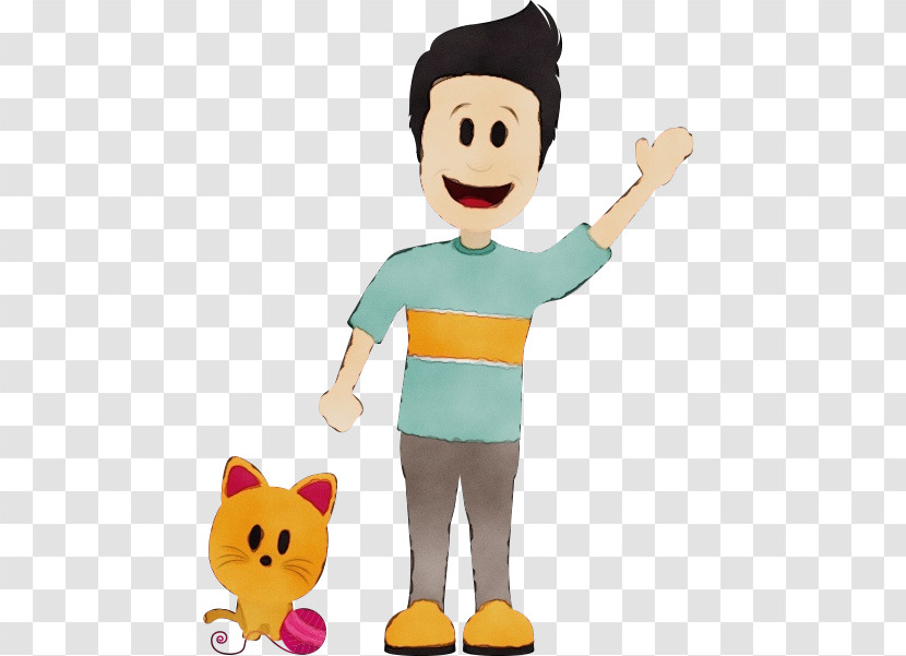 Cartoon Child Happy Smile Transparent PNG