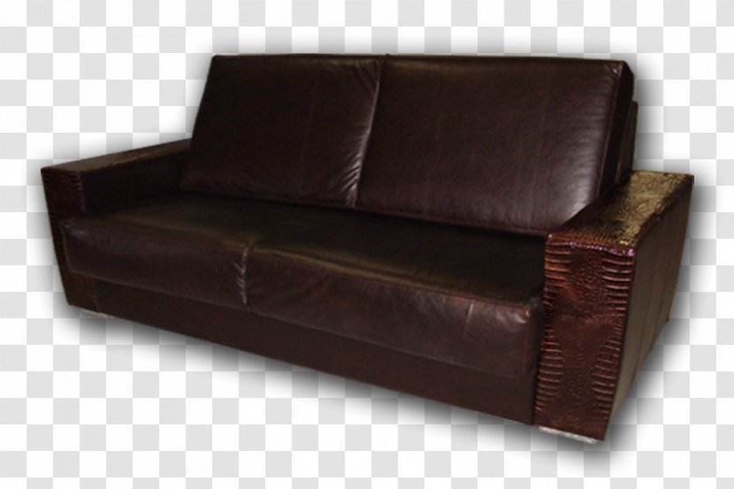 Sofa Bed Couch Leather - Furniture - Hilton Transparent PNG