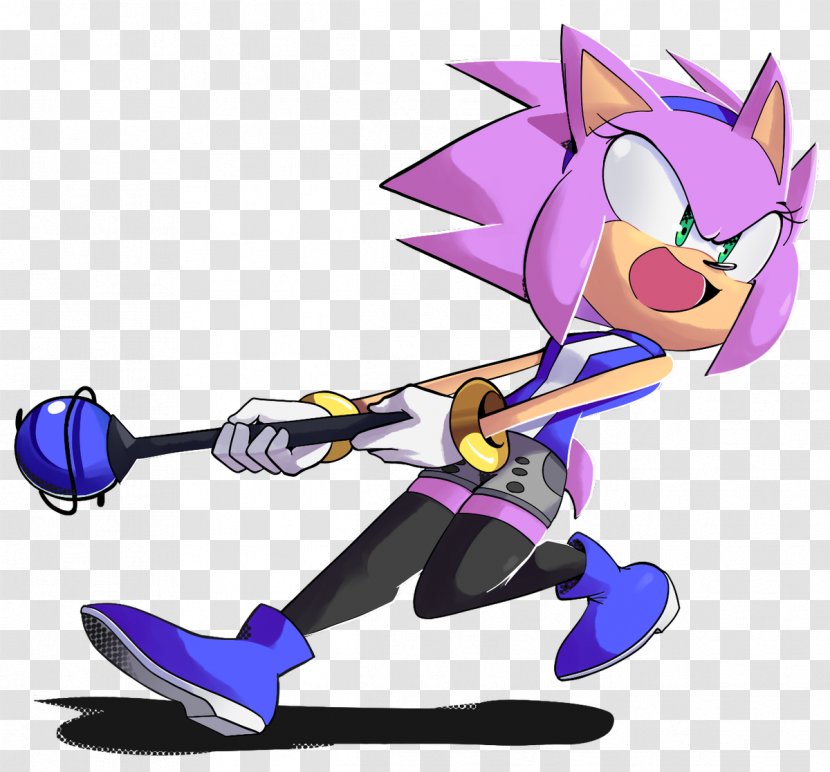 Clip Art Illustration Character Purple Fiction - Fictional - Red Sonic The Hedgehog Transparent PNG