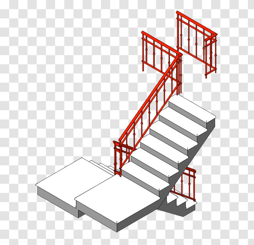 Stairs Handrail Control Key Control-C - Furniture - Guardrail Style Transparent PNG